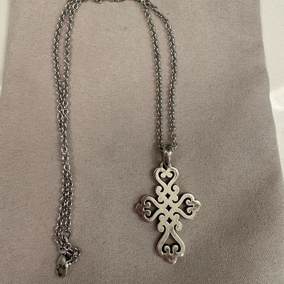 James Avery Silver Cross Necklace - Picture 2 of 5
